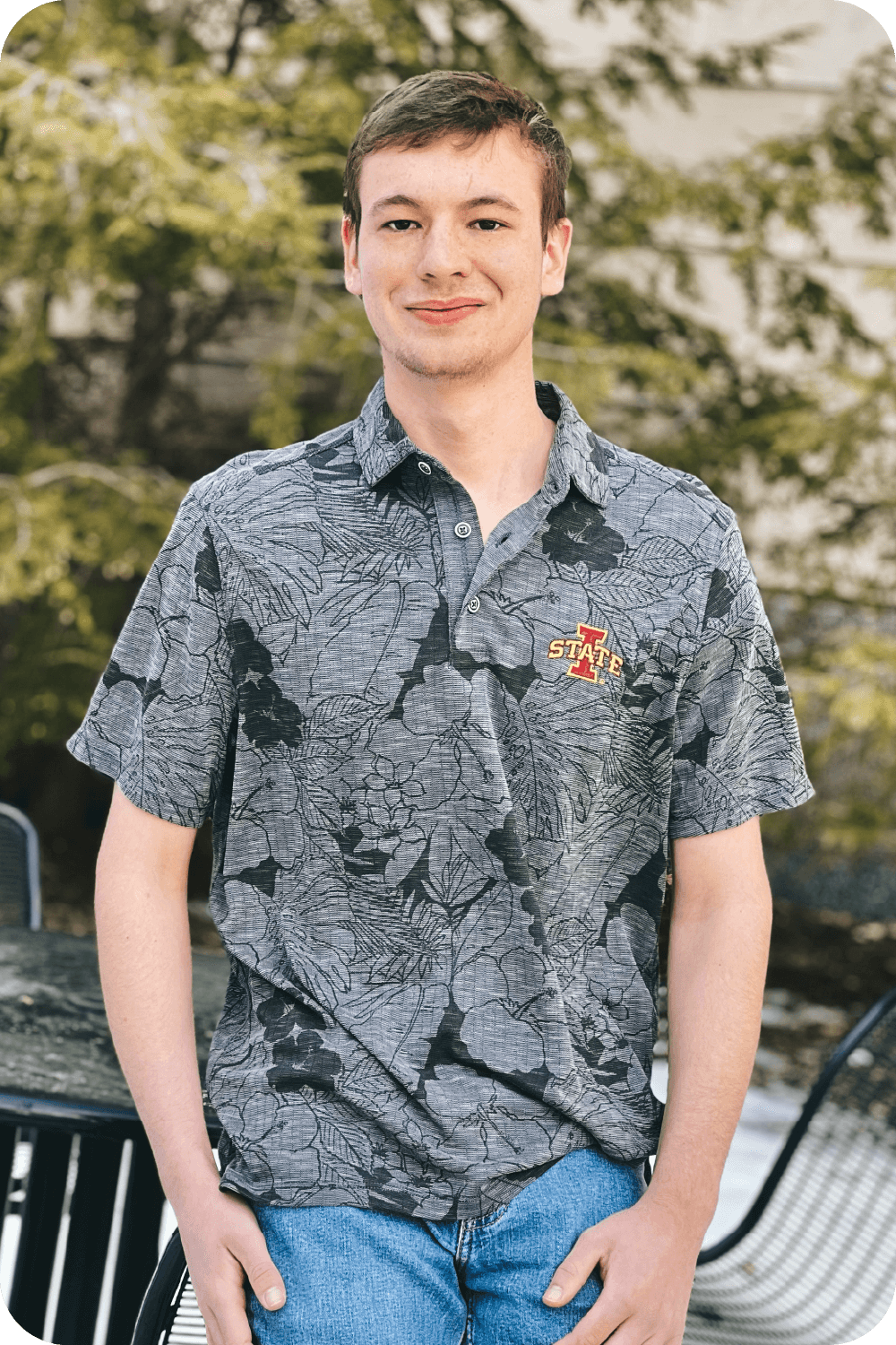 Tommy Bahama® I-State Black Short Sleeve Polo